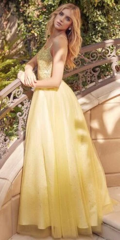 Juliet 268 Embroidered Sparkle Tulle Ball Gown(Embroidered Sparkle Tulle Ball Gown By Juliet 268) -Dress Promotion Store 0004950 268