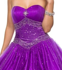 CLEARANCE - Juliet 1093 Princess Ball Gown Sweetheart Bead Lace Up Back(Purple Princess Ball Gown Sweetheart Bead Ruched Skirt Lace Up Back) -Dress Promotion Store 1093 juliet purple zoom 7f46e4f0 4f43 4e9f 907a 55780f4f84d0