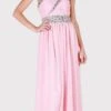 J&J Fashion 1459 Strapless Embellished Long Formal Dress(Strapless Embellished Long Formal Dress Blush) -Dress Promotion Store 1459 jj fashion blush
