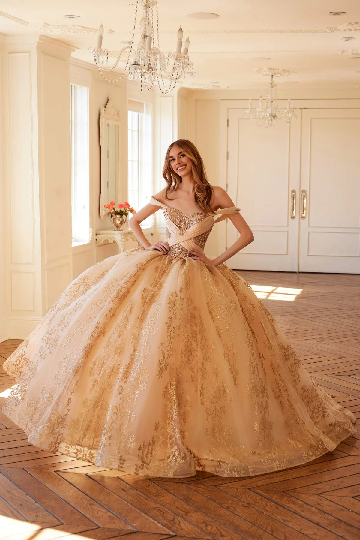 Juliet JT1488H Royal Princess A-Line Ball Gown Quinceanera(Juliet Jt1488h Royal Princess A Line Ball Gown Quinceanera) 9 Juliet JT1488H Royal Princess A-Line Ball Gown Quinceanera(Juliet Jt1488h Royal Princess A Line Ball Gown Quinceanera) - Image 7