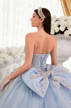 Ladivine 15715 Strapless Quinceanera Poofy A-Line Sweet 16 Gown(Ladivine 15715 Strapless Quinceanera Poofy A Line Sweet 16 Gown) -Dress Promotion Store 15715 bluesilver 1 f7d6deaa 5fa3 44fc a471 882011b48a72