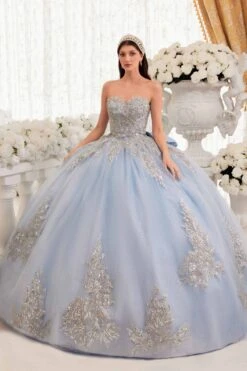 Ladivine 15715 Strapless Quinceanera Poofy A-Line Sweet 16 Gown(Ladivine 15715 Strapless Quinceanera Poofy A Line Sweet 16 Gown) -Dress Promotion Store 15715 bluesilver cfb03ca4 9091 4095 8d91 53b60b9c3b21