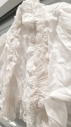 White Ruffled Bolero Jacket Short Sleeve Ruffled White Bolero Jacket(White Ruffled Bolero Jacket Short Sleeve Ruffled White Bolero Jacket) -Dress Promotion Store 20180730 205220