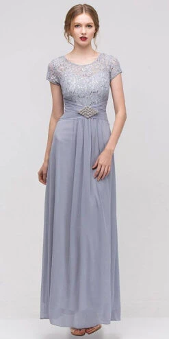 Eureka 2023 Long Lace Bodice Scoop Neck A-Line Dress(Long Lace Bodice Scoop Neck A Line Mocha Formal Dress) -Dress Promotion Store 2023 eureka dress silver ab48a99d 3503 4789 bbdb 2c5a6a1f6f9c