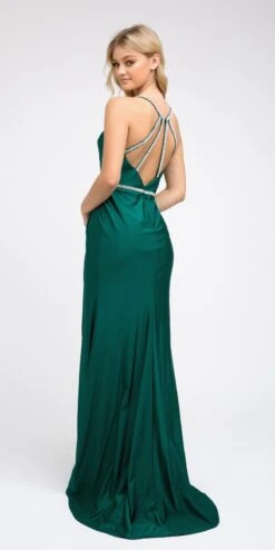 Juliet 233 Long Dress With Strappy-Back And Train(Yellow Long Prom Dress With Strappy Back And Train) -Dress Promotion Store 233 juliet green back 7671195f 021d 4092 9e86 db2ab9eb0800