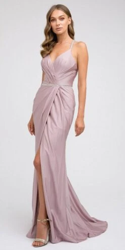 Juliet 233 Long Dress With Strappy-Back And Train(Yellow Long Prom Dress With Strappy Back And Train) -Dress Promotion Store 233 juliet mauve 77df79b0 ae4e 4d73 8c41 f90314240bb6