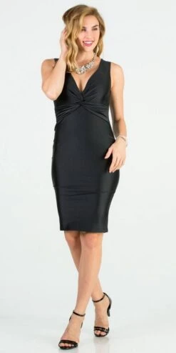 La Scala 25196 Bodycon V-Neck Short Cocktail Dress Sleeveless(La Scala 25196 V Neck Short Cocktail Dress Sleeveless) -Dress Promotion Store 25196 la scala black full d0547a03 794e 4242 8a0f 52d57a8321d3