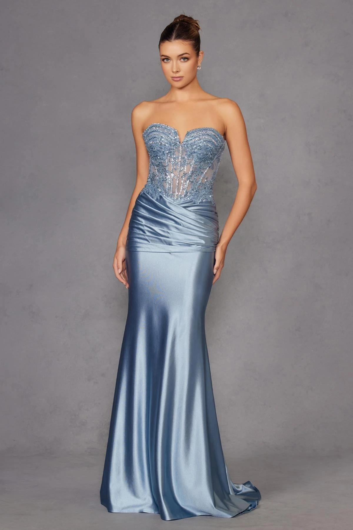 Juliet JT2530K Strapless V-Notch Neck Fitted Mermaid Gown(Juliet Jt2530k Strapless V Notch Neck Fitted Mermaid Gown) 15 Juliet JT2530K Strapless V-Notch Neck Fitted Mermaid Gown(Juliet Jt2530k Strapless V Notch Neck Fitted Mermaid Gown) - Image 13
