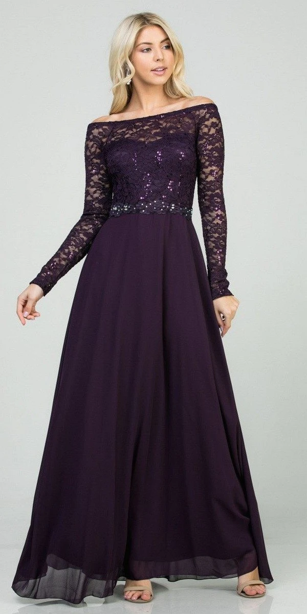 La Scala 25418 Plus Size Long Sleeved Lace Bodice A-Line Long Dress(La Scala 25418 Plus Size Long Sleeved Lace Bodice A Line Long Formal Dress) 17 La Scala 25418 Plus Size Long Sleeved Lace Bodice A-Line Long Dress(La Scala 25418 Plus Size Long Sleeved Lace Bodice A Line Long Formal Dress) - Image 15