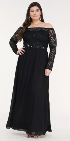 La Scala 25418 Plus Size Long Sleeved Lace Bodice A-Line Long Dress(La Scala 25418 Plus Size Long Sleeved Lace Bodice A Line Long Formal Dress) 28 La Scala 25418 Plus Size Long Sleeved Lace Bodice A-Line Long Dress(La Scala 25418 Plus Size Long Sleeved Lace Bodice A Line Long Formal Dress) -Dress Promotion Store 25418ps la scala black 8b505fdc 7423 4767 8731 b8254cefbe64