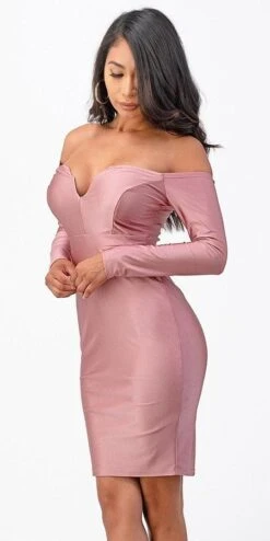 La Scala 25465 Long Sleeved Off-Shoulder Cocktail Short Dress(Long Sleeved Off Shoulder Cocktail Short Dress Hunter Green) 29 La Scala 25465 Long Sleeved Off-Shoulder Cocktail Short Dress(Long Sleeved Off Shoulder Cocktail Short Dress Hunter Green) -Dress Promotion Store 25465 la scala ash rose side c048deb2 93a9 4185 b4cd 331332d7e820