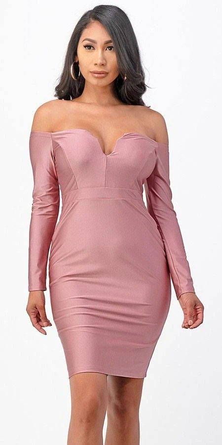 La Scala 25465 Long Sleeved Off-Shoulder Cocktail Short Dress(Long Sleeved Off Shoulder Cocktail Short Dress Hunter Green) 15 La Scala 25465 Long Sleeved Off-Shoulder Cocktail Short Dress(Long Sleeved Off Shoulder Cocktail Short Dress Hunter Green) - Image 13