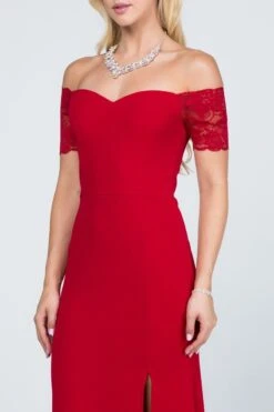 La Scala 25612 Long Mermaid Dress Off Shoulder Lace Sleeve(La Scala 25612 Long Mermaid Burgundy Dress Off Shoulder Lace Sleeve) 25 La Scala 25612 Long Mermaid Dress Off Shoulder Lace Sleeve(La Scala 25612 Long Mermaid Burgundy Dress Off Shoulder Lace Sleeve) -Dress Promotion Store 25612 la scala red zoom