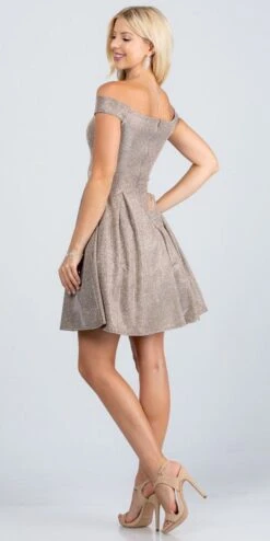 La Scala 25759 Short Off The Shoulder Skater Dress Glitter Jacquard(La Scala 25759 Short Off The Shoulder Skater Dress Glitter Jacquard Rust) 38 La Scala 25759 Short Off The Shoulder Skater Dress Glitter Jacquard(La Scala 25759 Short Off The Shoulder Skater Dress Glitter Jacquard Rust) -Dress Promotion Store 25759 la scala taupe back 7cf81796 5c9f 4f23 bb77 9ea39a197497