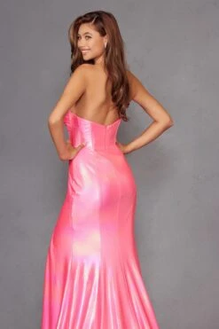 Juliet JT2579H Strapless Sweetheart Iridescent Prom Gown(Juliet Jt2579h Strapless Sweetheart Iridescent Prom Gown) -Dress Promotion Store 2579HHOTPINK 5 1