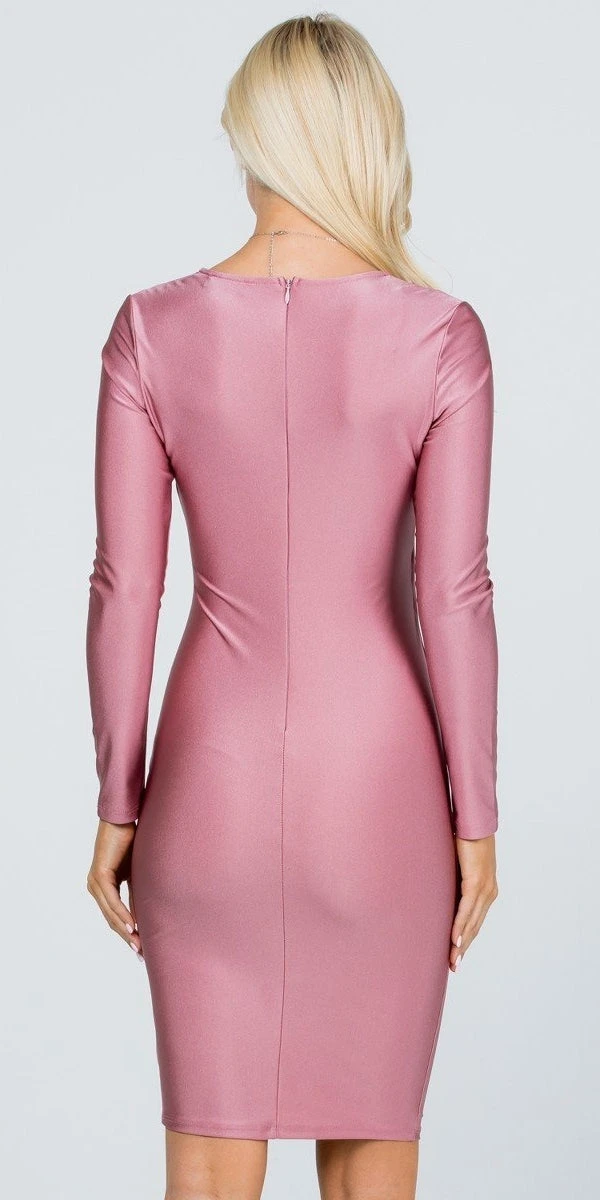 La Scala 25824 Long Sleeve Shiny Tricot Overlap Midi Dress(Long Sleeve Shiny Tricot Overlap Midi Dress By La Scala 25824) 13 La Scala 25824 Long Sleeve Shiny Tricot Overlap Midi Dress(Long Sleeve Shiny Tricot Overlap Midi Dress By La Scala 25824) - Image 11