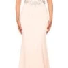 J&J Fashion 3058 Long Formal Dress With Sheer Lace Midriff(Blush Long Formal Dress With Sheer Lace Midriff) 2 J&J Fashion 3058 Long Formal Dress With Sheer Lace Midriff(Blush Long Formal Dress With Sheer Lace Midriff) -Dress Promotion Store 3058 jj fashion blush
