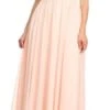 J&J Fashion 3064 Halter Long Prom Dress With Racer Back(Blush Halter Long Prom Dress With Racer Back)