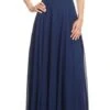 J&J Fashion 3070 Off-Shoulder Long Formal Dress Lace-Up Back(Navy Blue Off Shoulder Long Formal Dress Lace Up Back) -Dress Promotion Store 3070 jj fashion navy blue