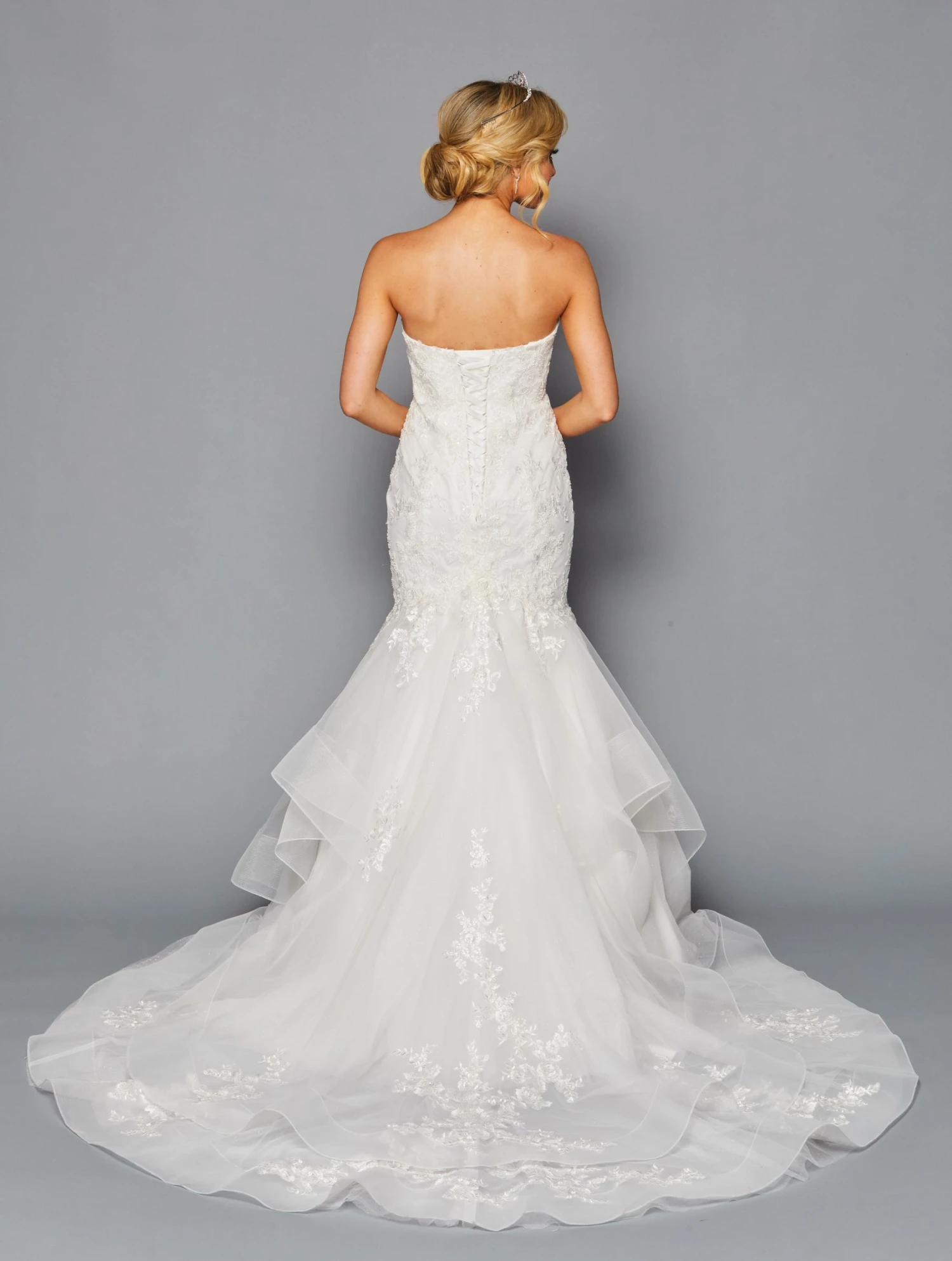 DeKlaire Bridal 445 Scoop Neckline Mermaid Wedding Dress(Deklaire Bridal 445 Scoop Neckline Mermaid Wedding Dress) 4 DeKlaire Bridal 445 Scoop Neckline Mermaid Wedding Dress(Deklaire Bridal 445 Scoop Neckline Mermaid Wedding Dress) - Image 2