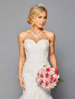 DeKlaire Bridal 445 Scoop Neckline Mermaid Wedding Dress(Deklaire Bridal 445 Scoop Neckline Mermaid Wedding Dress) 7 DeKlaire Bridal 445 Scoop Neckline Mermaid Wedding Dress(Deklaire Bridal 445 Scoop Neckline Mermaid Wedding Dress) -Dress Promotion Store 445 3