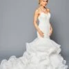 DeKlaire Bridal 447 V-Neckline Mermaid Wedding Dress(Deklaire Bridal 447 V Neckline Mermaid Wedding Dress) -Dress Promotion Store 447 1