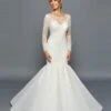DeKlaire Bridal 459 Mermaid Court Train Wedding Dress(Deklaire Bridal 459 Mermaid Court Train Wedding Dress) -Dress Promotion Store 459 1
