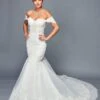 DeKlaire Bridal 465 Off-Shoulder Mermaid Style Wedding Gown(Deklaire Bridal 465 Off Shoulder Mermaid Style Wedding Gown) -Dress Promotion Store 465 1