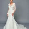 DeKlaire Bridal 470 Long Sleeve Mermaid Wedding Gown(Deklaire Bridal 470 Long Sleeve Mermaid Wedding Gown) -Dress Promotion Store 470 1