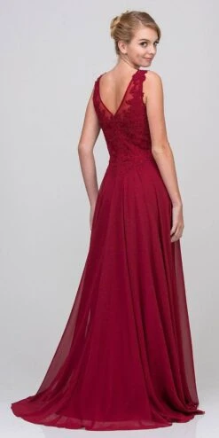 Eureka 4711 Empire Waist Long Formal Dress Sleeveless(Blush Empire Waist Long Formal Dress Sleeveless) 7 Eureka 4711 Empire Waist Long Formal Dress Sleeveless(Blush Empire Waist Long Formal Dress Sleeveless) -Dress Promotion Store 4711 eureka fashion burgundy back 10816a1b 8ac9 4f84 ba59 26adaeeeeb38