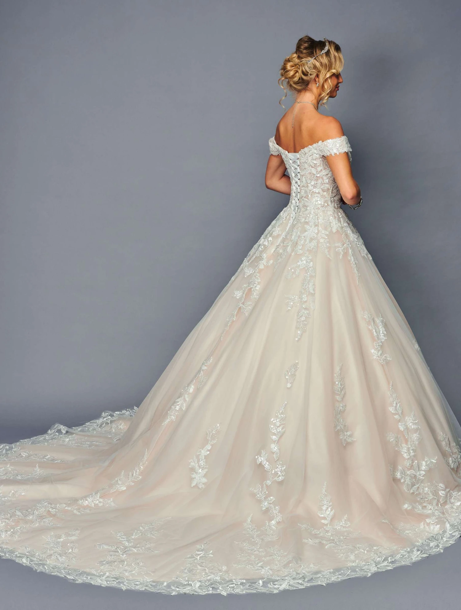 DeKlaire Bridal 475 Long Off The Shoulder Sweetheart Neck Wedding Ballgown(Deklaire Bridal 475 Long Off The Shoulder Sweetheart Neck Wedding Ballgown) 6 DeKlaire Bridal 475 Long Off The Shoulder Sweetheart Neck Wedding Ballgown(Deklaire Bridal 475 Long Off The Shoulder Sweetheart Neck Wedding Ballgown) - Image 4