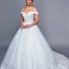 DeKlaire Bridal 475 Long Off The Shoulder Sweetheart Neck Wedding Ballgown(Deklaire Bridal 475 Long Off The Shoulder Sweetheart Neck Wedding Ballgown) -Dress Promotion Store 475 4