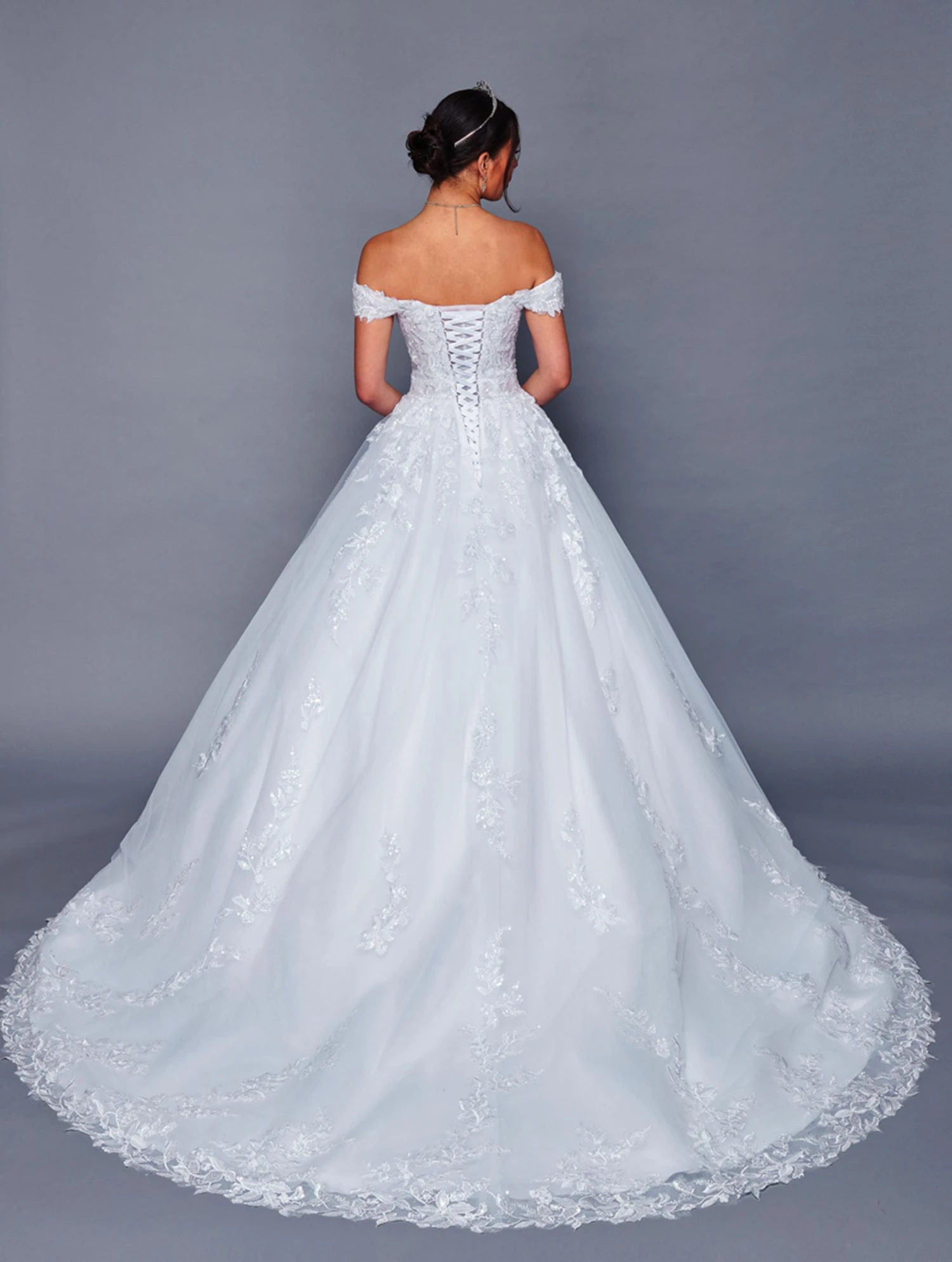 DeKlaire Bridal 475 Long Off The Shoulder Sweetheart Neck Wedding Ballgown(Deklaire Bridal 475 Long Off The Shoulder Sweetheart Neck Wedding Ballgown) 4 DeKlaire Bridal 475 Long Off The Shoulder Sweetheart Neck Wedding Ballgown(Deklaire Bridal 475 Long Off The Shoulder Sweetheart Neck Wedding Ballgown) - Image 2