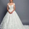 Deklaire Bridal 485 Cap Sleeve Illusion Boat Neckline A-Line Wedding Gown(Deklaire Bridal 485 Cap Sleeve Illusion Boat Neckline A Line Wedding Gown)