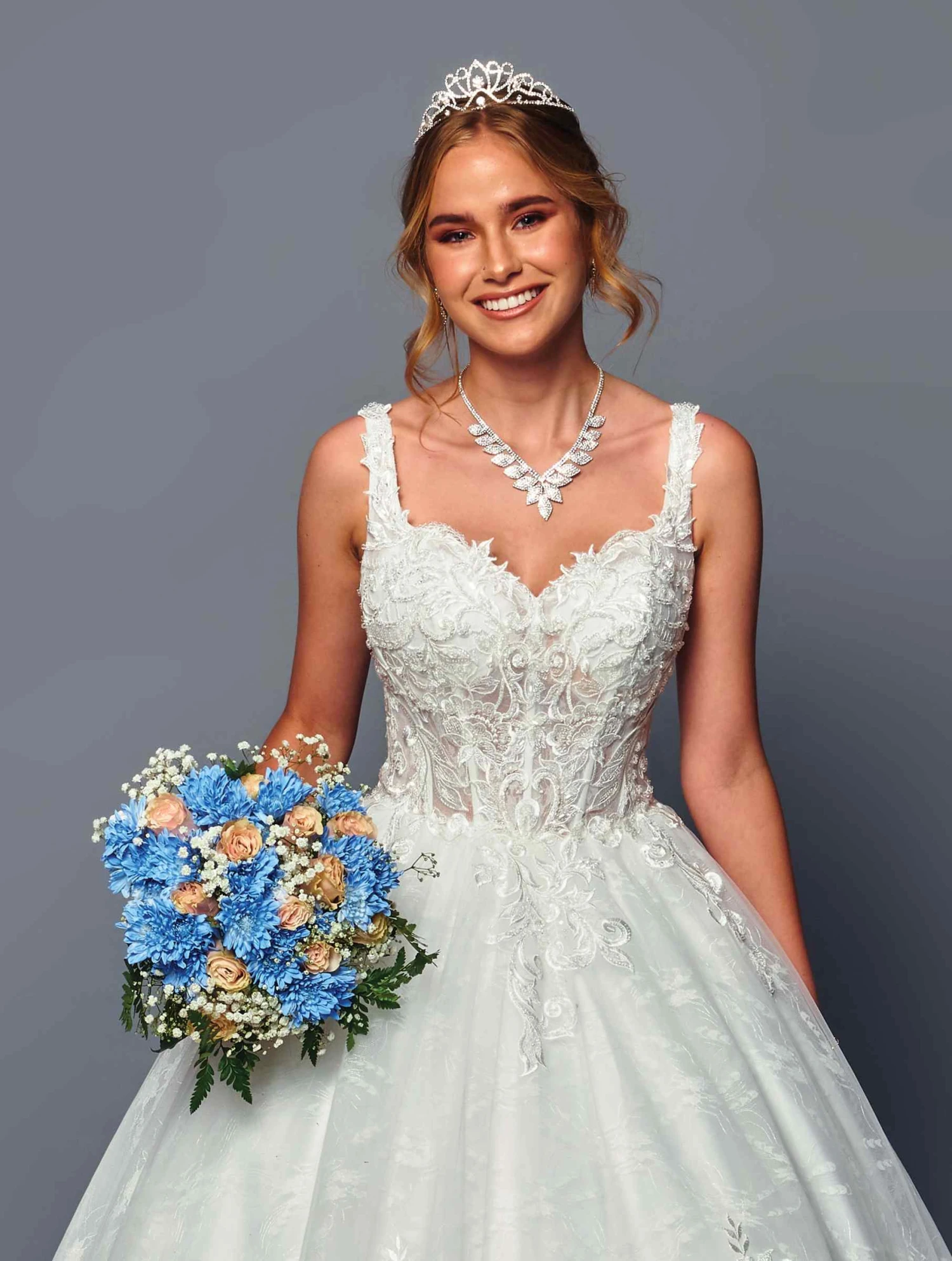 DeKlaire Bridal 489 Wedding Dress V-Neck A-Line Ball Gown(Deklaire Bridal 489 Wedding Dress V Neck A Line Ball Gown) 5 DeKlaire Bridal 489 Wedding Dress V-Neck A-Line Ball Gown(Deklaire Bridal 489 Wedding Dress V Neck A Line Ball Gown) - Image 3