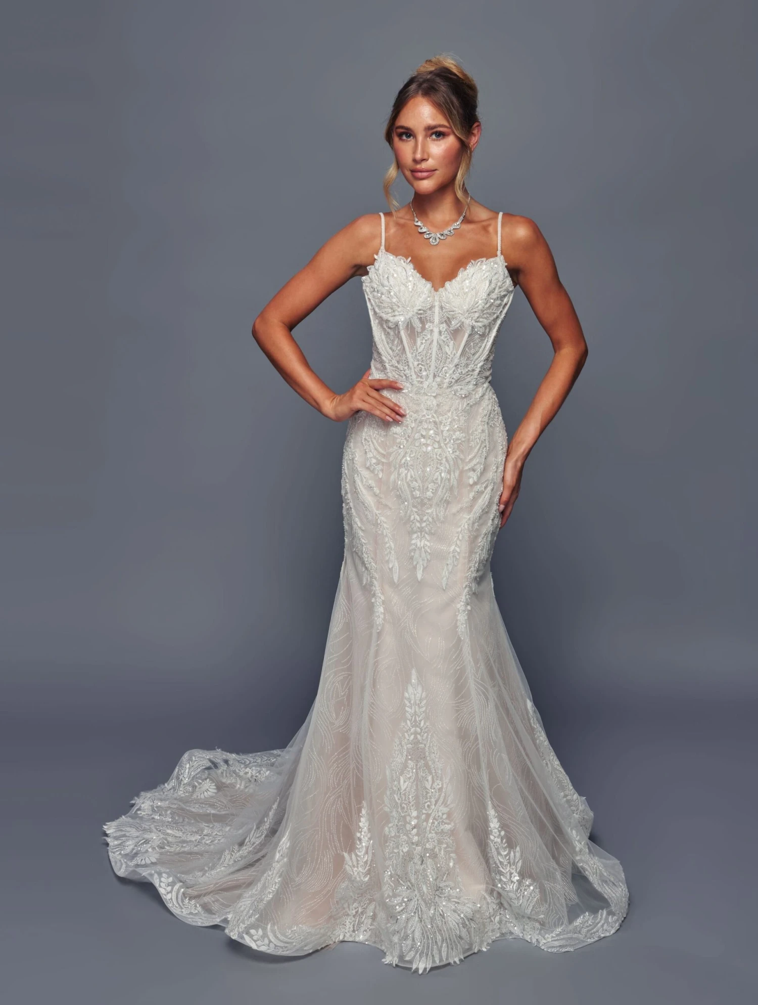 Deklaire Bridal 499 Fitted Trumpet Skirt Wedding Gown Court Train(Deklaire Bridal 499 Fitted Trumpet Skirt Wedding Gown Court Train) 3 Deklaire Bridal 499 Fitted Trumpet Skirt Wedding Gown Court Train(Deklaire Bridal 499 Fitted Trumpet Skirt Wedding Gown Court Train)