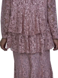 Hosanna 5015 Plus Size 3 Piece Set Length Dress Lace(Hosanna 5015 Plus Size 3 Piece Set Rose Tea Length Dress Lace) 12 Hosanna 5015 Plus Size 3 Piece Set Length Dress Lace(Hosanna 5015 Plus Size 3 Piece Set Rose Tea Length Dress Lace) -Dress Promotion Store 5015 hosanna rose back
