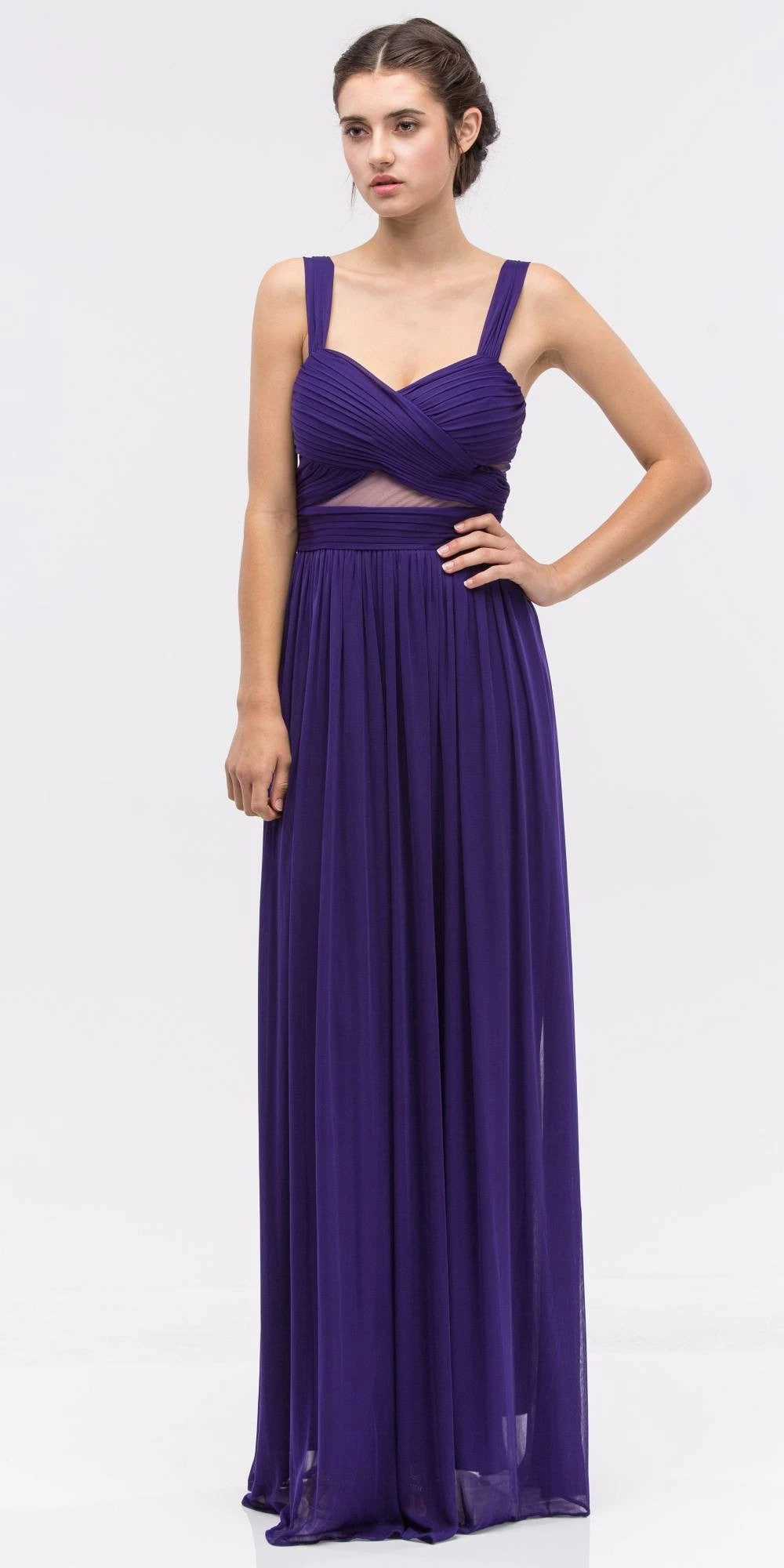 Eureka 5101 Ruched Bodice Sweetheart Gown Cut-Out Midriff(Blush Prom Gown Ruched Bodice Sweetheart Neckline Cut Out Midriff) 4 Eureka 5101 Ruched Bodice Sweetheart Gown Cut-Out Midriff(Blush Prom Gown Ruched Bodice Sweetheart Neckline Cut Out Midriff) - Image 2