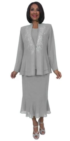 Hosanna 5259 Plus Size 3-Piece Set Ankle Length Dress(Hosanna 5259 Plus Size 3 Piece Set Kelly Green Ankle Length Dress) -Dress Promotion Store 5259 hosanna silver a72bdba1 437c 4de1 a6a2 8477c9080fbd