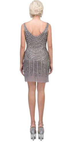CLEARANCE - Fully Beaded Sexy Champagne Cocktail Dress Embellished (Size Medium)(Clearance Fully Beaded Sexy Champagne Cocktail Dress Embellished) -Dress Promotion Store 529 starbox usa charcoal grey back e10c1304 8880 4329 8875 a424a5e8a840