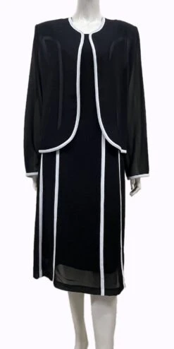 Hosanna 5539 Modest 2-Piece Set Tea Length Dress(Hosanna 5539 Modest 2 Piece Set Tea Length Dress)