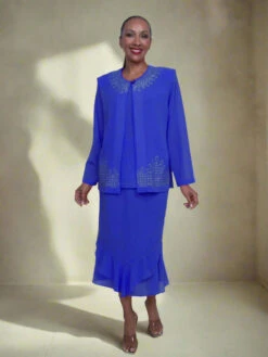 Hosanna 5564 Modest 3-Piece Set Ankle Length Dress(Hosanna 5564 Modest 3 Piece Set Ankle Length Dress) -Dress Promotion Store 5564 hosanna royal