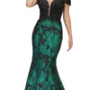Eureka 6222 Off-the-Shoulder Floral Printed Gown(Off The Shoulder Floral Printed Prom Gown Black Hunter Green) -Dress Promotion Store 6222 eureka fashion hunter green fa91bc05 2a6d 4682 a874 f5d7b9cb8ed0