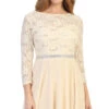 CLEARANCE - Celavie 6305L Three-Quarter Length Lace Sleeve Dress A-line (Size M)(Clearance Celavie 6305l Three Quarter Length Lace Sleeve Dress A Line Size M) 1 CLEARANCE - Celavie 6305L Three-Quarter Length Lace Sleeve Dress A-line (Size M)(Clearance Celavie 6305l Three Quarter Length Lace Sleeve Dress A Line Size M) -Dress Promotion Store 6305L celavie champagne