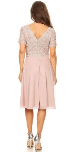 Celavie 6320-S Knee Length Dress With Short Sleeves Lace Bodice(Celavie 6320 Knee Length Royal Blue Dress With Short Sleeves Lace Bodice) 32 Celavie 6320-S Knee Length Dress With Short Sleeves Lace Bodice(Celavie 6320 Knee Length Royal Blue Dress With Short Sleeves Lace Bodice) -Dress Promotion Store 6320 celavie mocha back 3632dc5d d671 4417 80a8 f6ebebd25910