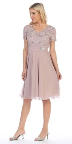 Celavie 6320-S Knee Length Dress With Short Sleeves Lace Bodice(Celavie 6320 Knee Length Royal Blue Dress With Short Sleeves Lace Bodice) 31 Celavie 6320-S Knee Length Dress With Short Sleeves Lace Bodice(Celavie 6320 Knee Length Royal Blue Dress With Short Sleeves Lace Bodice) -Dress Promotion Store 6320 celavie mocha c8382db9 98fa 4129 a1dc fa6c16fde5ab