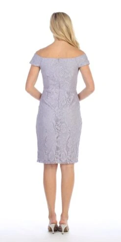 Celavie 6333 Off-the-Shoulder Cocktail Dress Embellished Waist(Baby Blue Off The Shoulder Cocktail Dress Embellished Waist) -Dress Promotion Store 6333S celavie silver back dca8c9b0 6f40 4e26 903f 2303976078e0