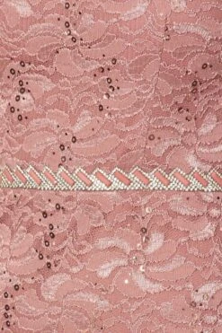 Celavie 6372S Beaded Waist Short Cocktail Dress(Beaded Waist Short Wedding Guest Dress Black) -Dress Promotion Store 6372s celavie mauve zoom