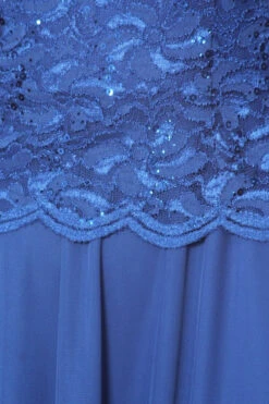 Celavie 6426 Short A-Line Dress With Quarter Sleeves(Celavie 6426 Short Wedding Guest Dress With Quarter Sleeves) -Dress Promotion Store 6426 celavie royal blue zoom