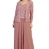 Celavie 6430-L Dress Mother Of The Bride A-Line Includes Jacket(Celavie 6430 L Dress Mother Of The Bride A Line Includes Jacket) -Dress Promotion Store 6430 LMauve